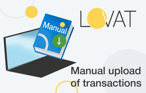 Manual upload of transactions