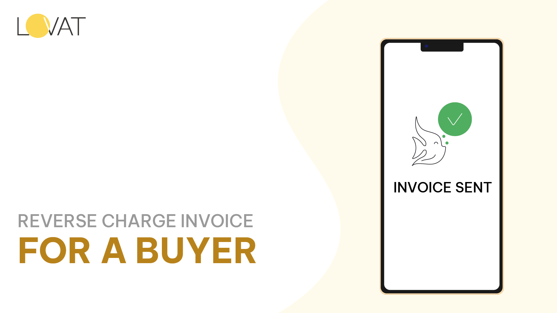 Reverse charge invoice for a buyer