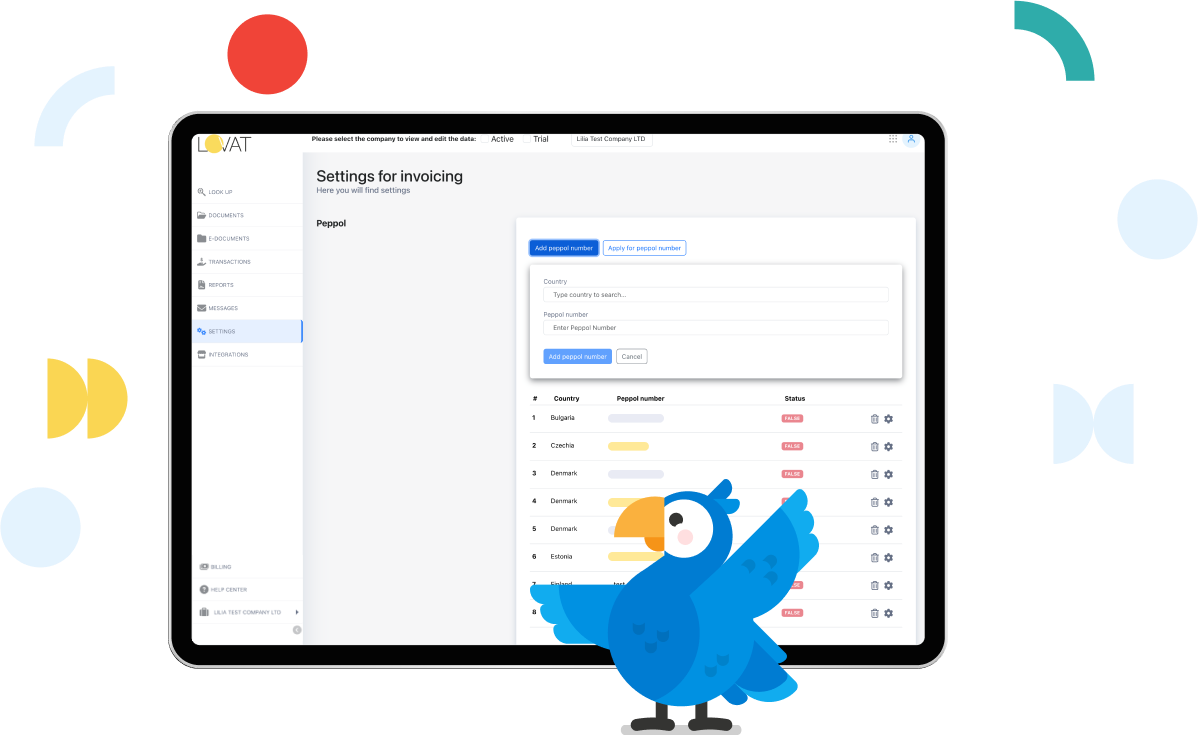 Frame 3824 e-invoicing create