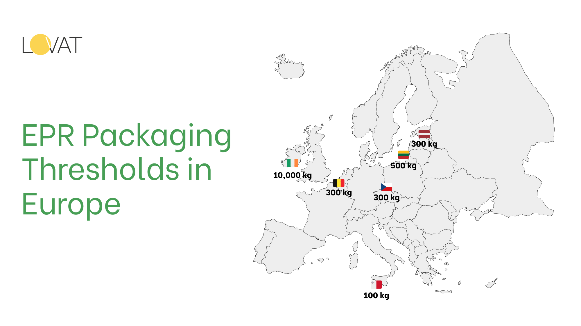 New EPR packaging thresholds in Europe from 2025