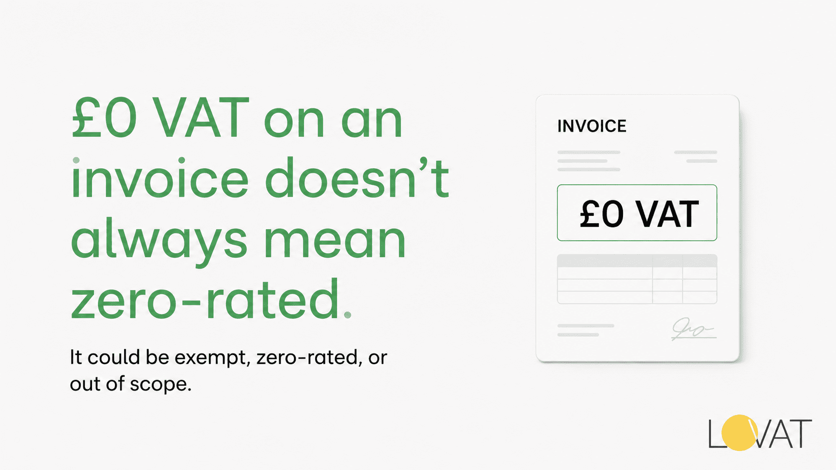 VAT Exempt vs Zero Rated Supplies Explained photo 3