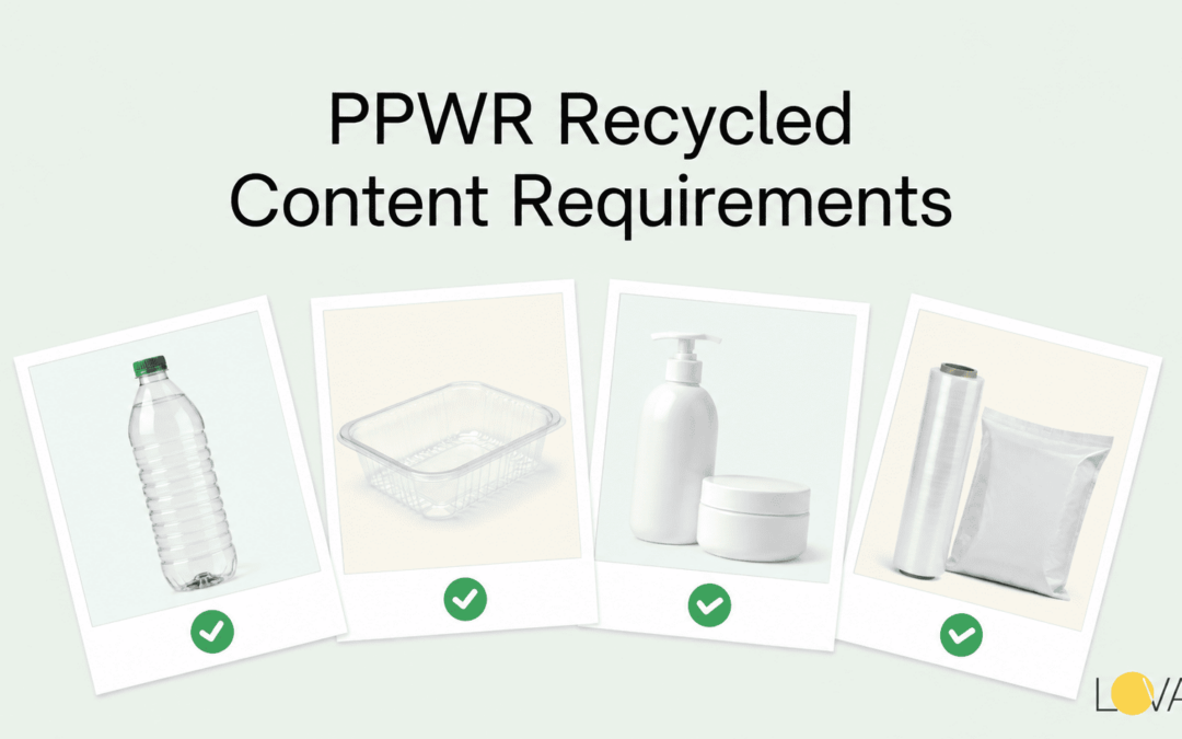 PPWR Recycled Content Requirements for Plastic Packaging in the EU