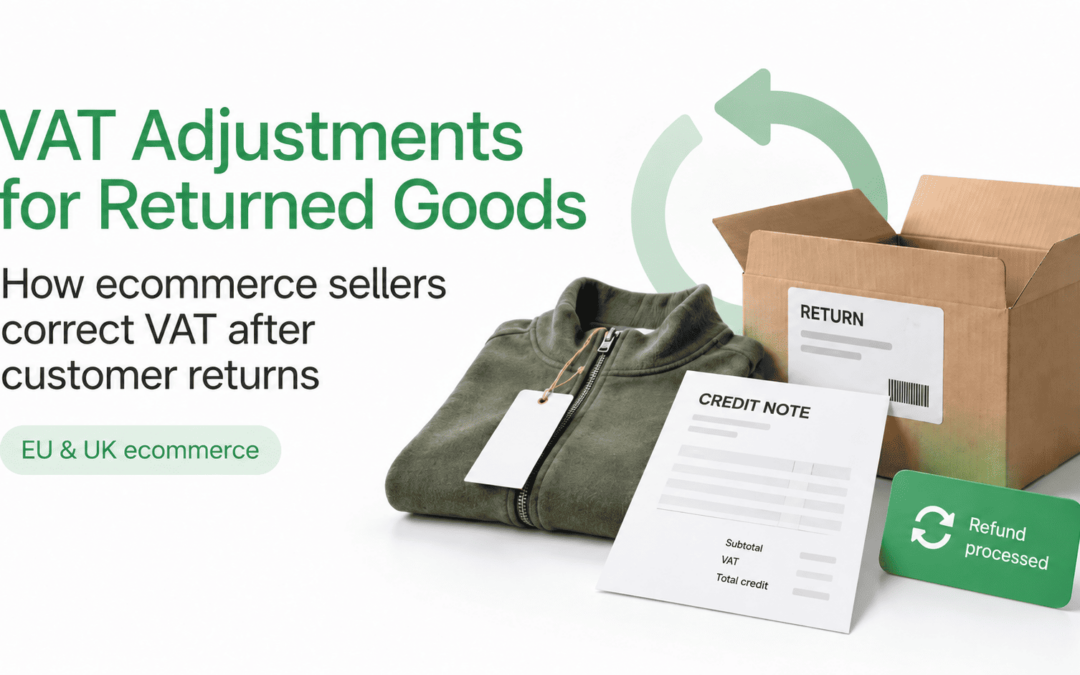 VAT Adjustments for Returned Goods — How Ecommerce Sellers Correct VAT