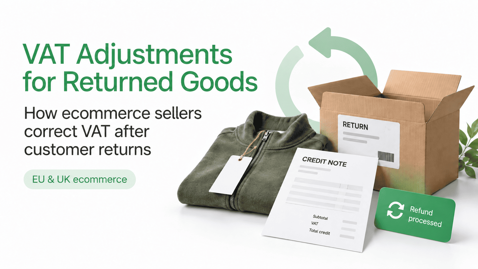 VAT Adjustments for Returned Goods — How Ecommerce Sellers Correct VAT photo 1